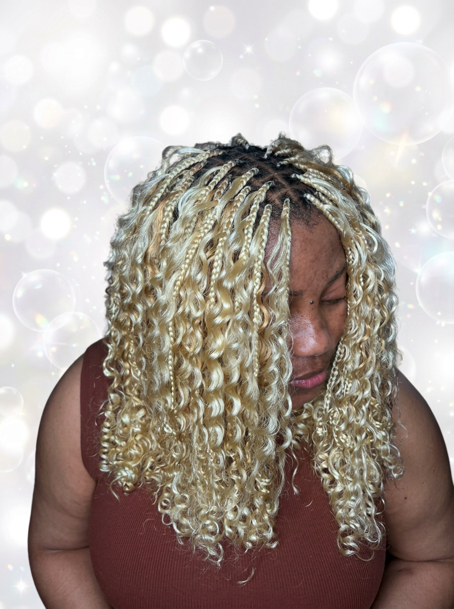 Small blonde passion twists