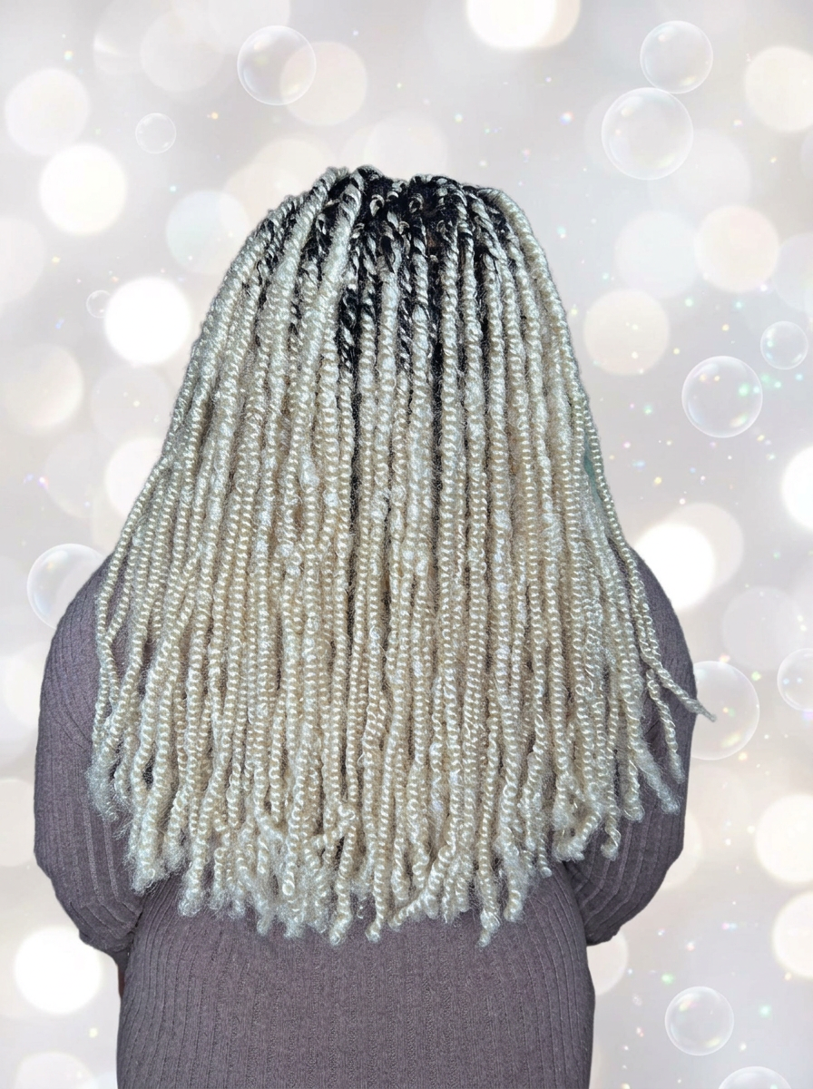 Medium blonde passion twists