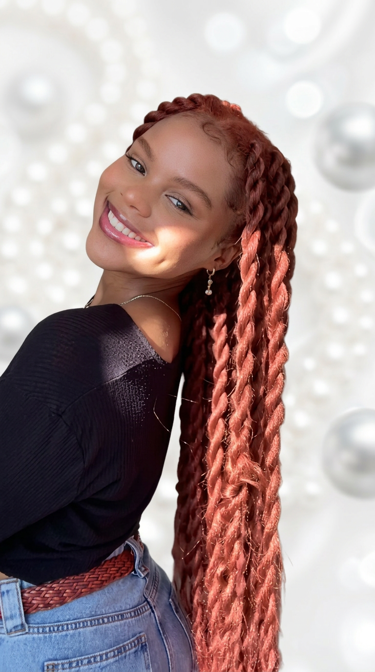Large Senegalese Twist at Rozii Hair Braiding