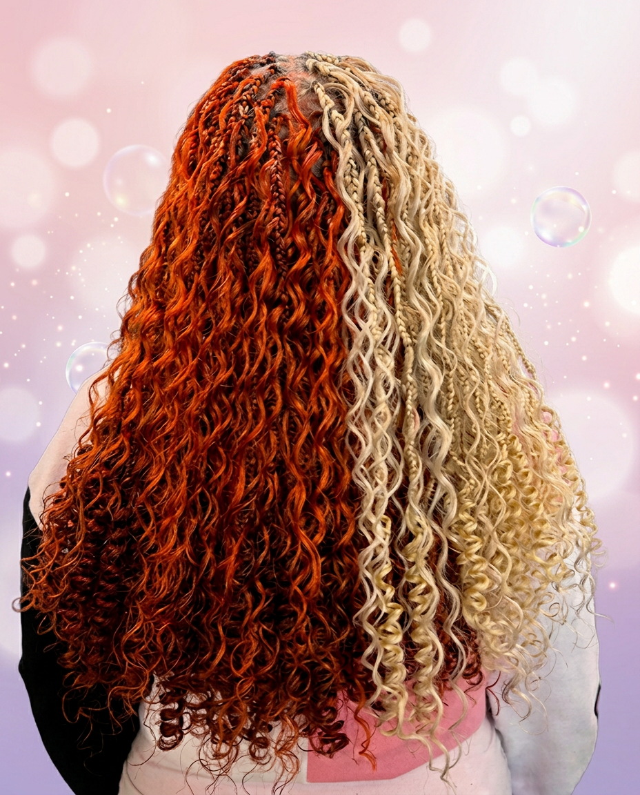 Promotional braiding style at Rozii Hair Braiding